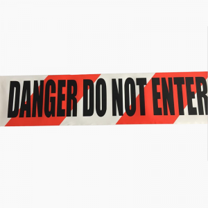 eigenes Barrikadenband für Werbung