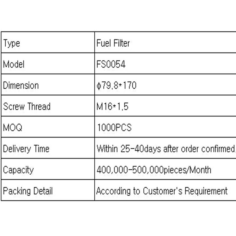 fuel filter (FS0054)