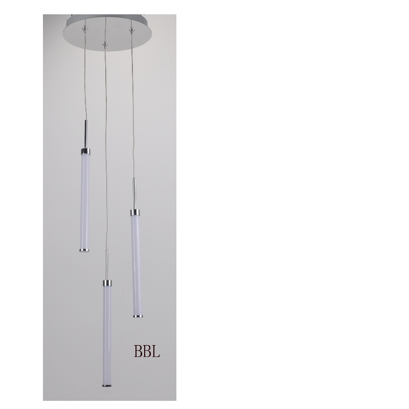 LED Pendelleuchte mit 3pcs Acrylgerade Tube