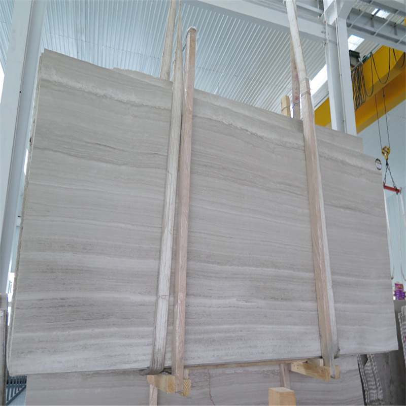 Weiße Serpeggiante Holzmaserung Marmorplatten
