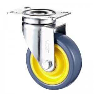 Mittlere Beanspruchung - Verchromtes Gehäuse mit orangefarbenem TPE - Rad 1