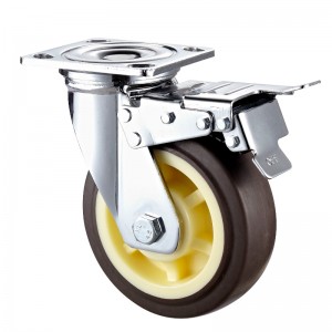 Robustes, verchromtes Gehäuse mit schwarzem TPE-Rad10