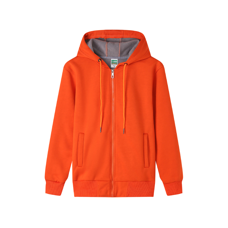 # 307-Berber Fleece Zipper Hooded