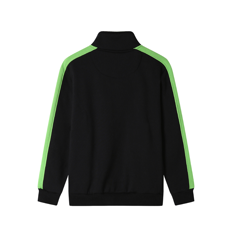 # 309-Berber Fleece zweifarbiges Zipper Sweatshirt