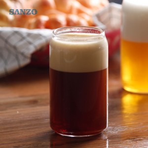 Sanzo 500ml Bierkrug Glas Benutzerdefinierte Bierkrüge Günstige Nonic Bierglas