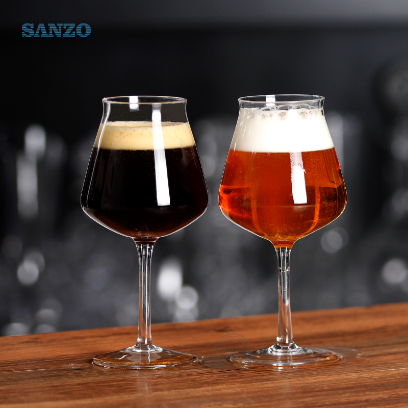 Sanzo Alcohol Beer Glass Customized Handmade Clear Beer Steins Perfektes Bierglas