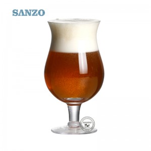 Sanzo Ale Bierglas Customized Handmade Transparent 6 Bierglas Peroni Biergläser