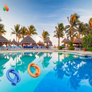 Heißer verkauf hitzebeständige schwimm kompressible schließen zelle polyethylenschaum pool material schwimmen nudel rohr stützstange