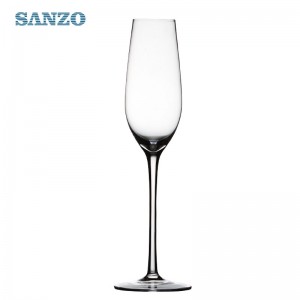 SANZO Blue Stem Champagnerglas Maßgeschneiderte handgefertigte Champagnergläser Werbeartikel Heißer Verkauf Günstige Champagnergläser