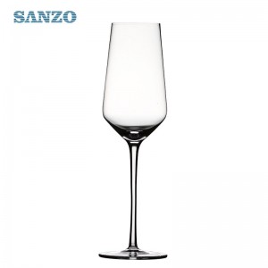 SANZO Black Leadfree Customized Size Champagnerglas Customized Champagnerglas Pink Flute Glass Champagne