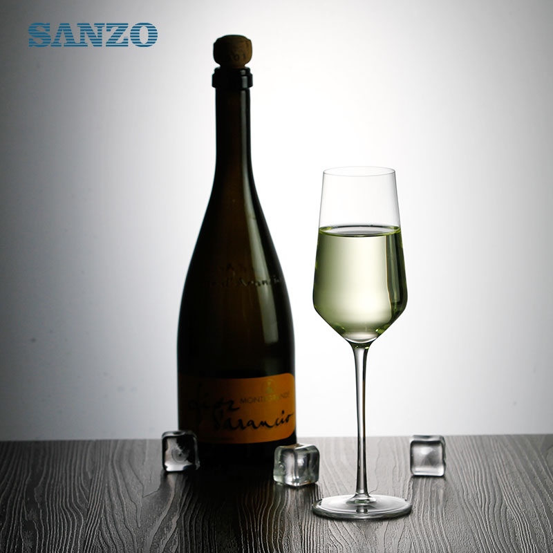 SANZO Black Leadfree Customized Size Champagnerglas Customized Champagnerglas Pink Flute Glass Champagne