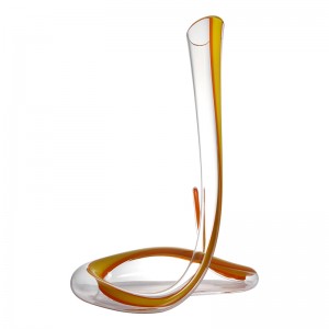 Magic Snake Style Glas Rotwein Dekanter \/ Flagon 1200ml \/ 40oz Smooth Cruves