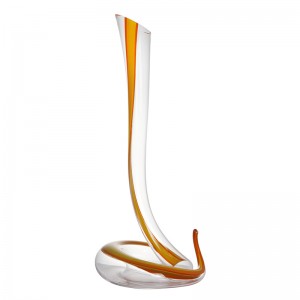 Sanzo Wholesale Handmade Glassware Hersteller Unique Single Glass Rotwein Dekanter \/ Flagon 1200ml \/ 40oz 900031