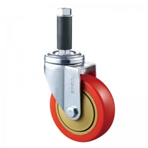 Medium Duty - Verchromtes Gehäuse mit orangefarbenem TPE-Rad16