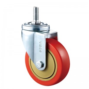 Medium Duty - Verchromtes Gehäuse mit orangefarbenem TPE-Rad16