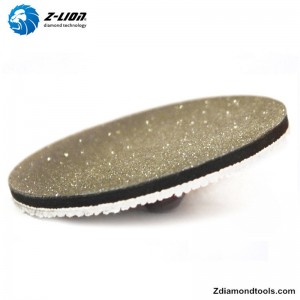 ZL-123ER 2-Zoll-Roloc-Polierscheiben aus galvanisiertem Glas