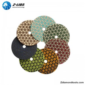 Bodenpolierpads aus ZL-123J-Harz für Steinprojekte