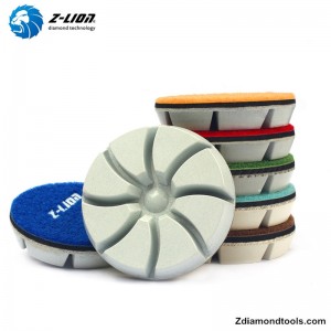 ZL-16KR 3-ZOLL-Diamant-Bodenpolierpads für Beton