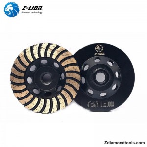 Zweilagige Turbodiamant-Topfscheibe ZL-17 für Granit