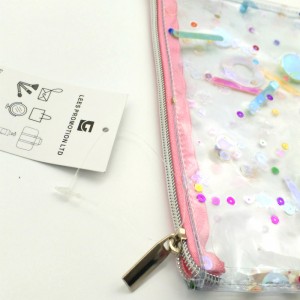 PVC Glitzer Kosmetikbeutel