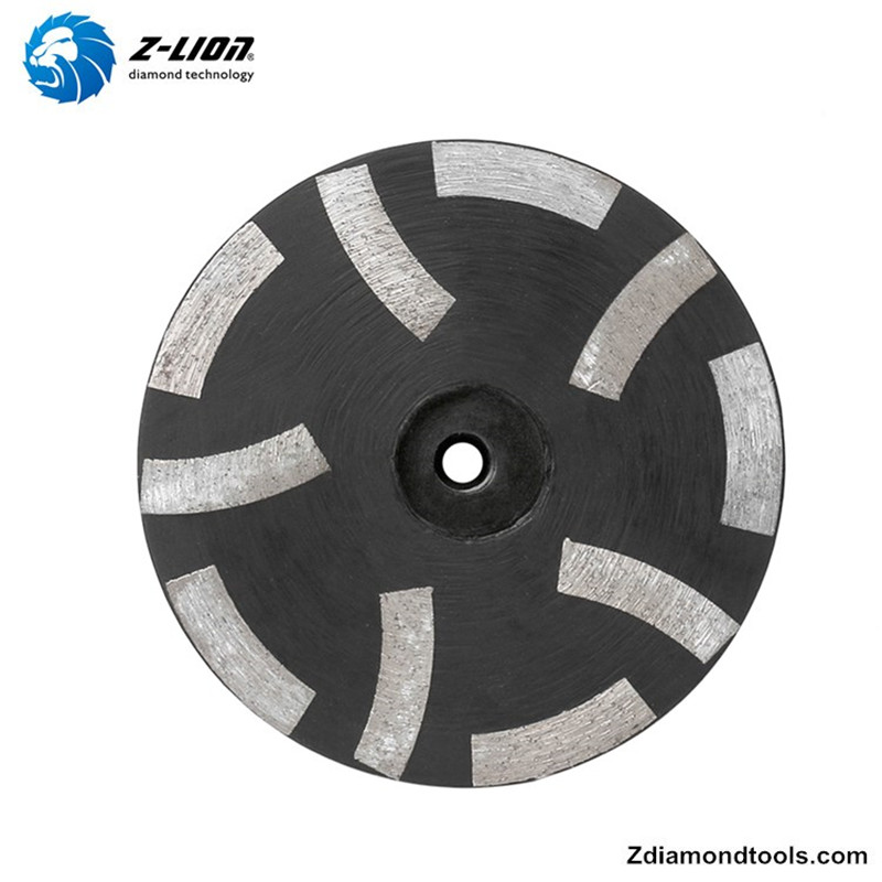 ZL-30 4 Zoll Durable Resin Gefüllte Topfscheibe Diamant mit Gewinde