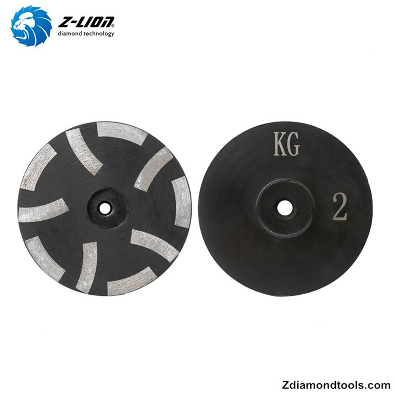 ZL-30 4 Zoll Durable Resin Gefüllte Topfscheibe Diamant mit Gewinde