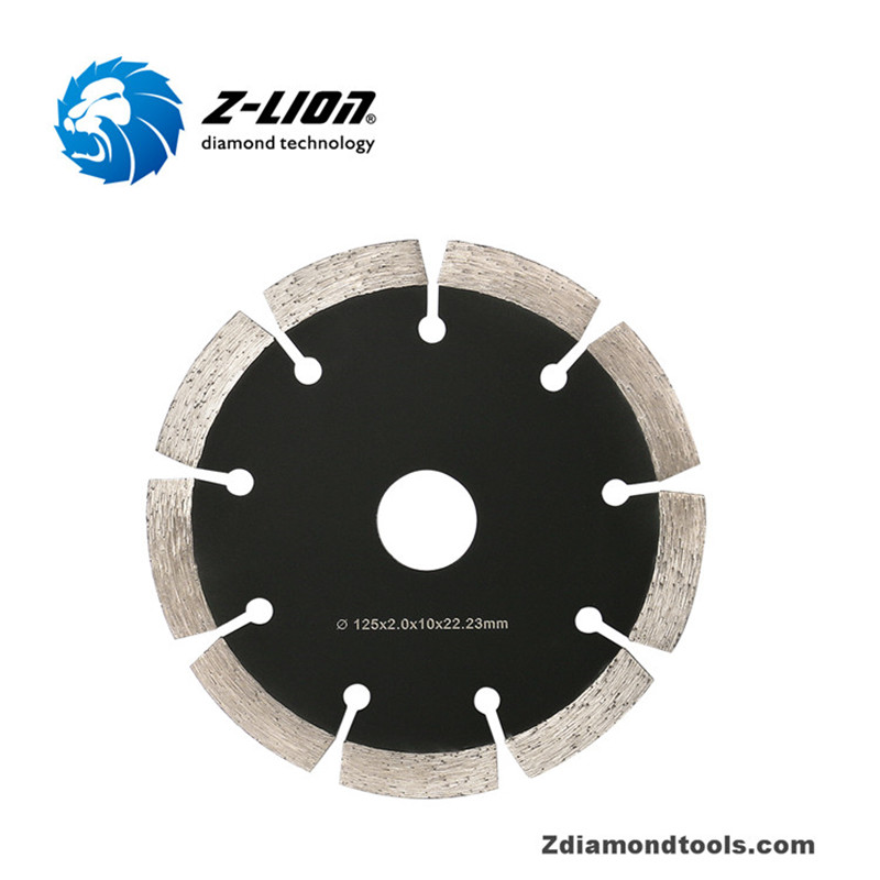 Wellen-Diamantsägeblatt ZL-HB07 zum Schneiden von Granit mit dreieckgeschützten Zähnen