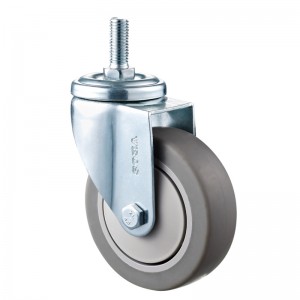 Medium Duty - Verchromtes Gehäuse mit grauem Diamand TPE-Rad01