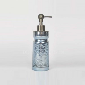 Rundes Badezimmerzubehör aus lasergeschnittenem Glas