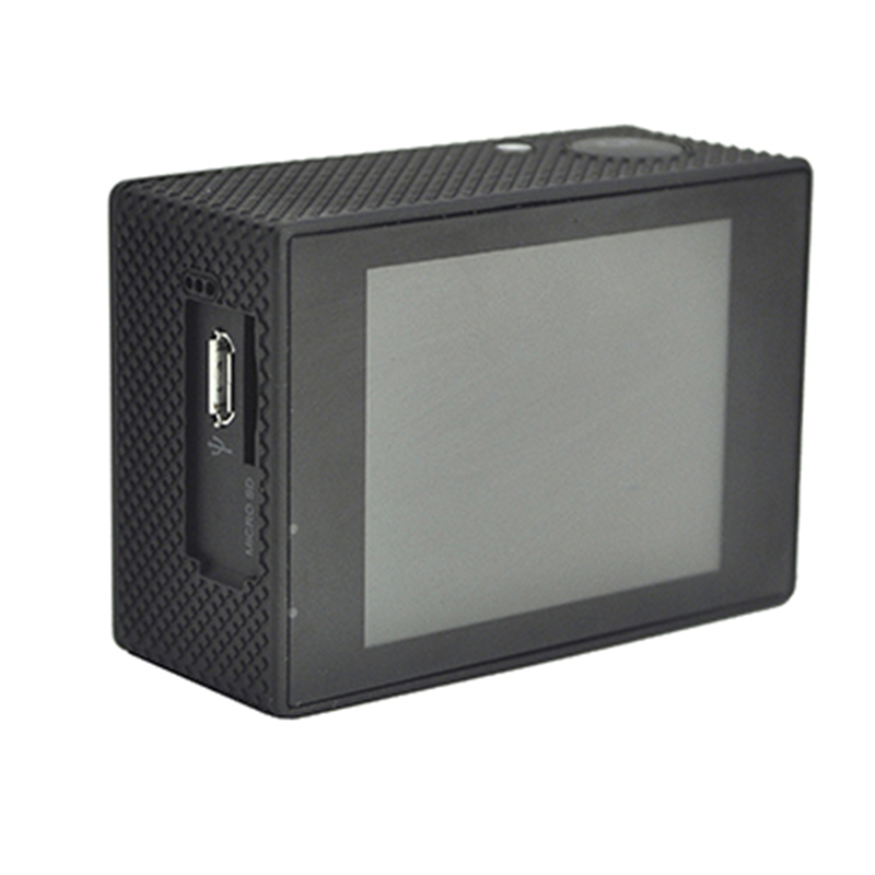 Tragbare Real HD 720P-Actionkamera mit 140-Grad-Betrachtungswinkel und 2,0-Zoll-Bildschirm D12A