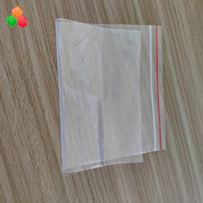 Fabrik preis angepasst druck größe wiederverwendbare klare presse siegel kunststoff PE PP zip lock verpackungsbeutel für lebensmittel / kleidungsstück