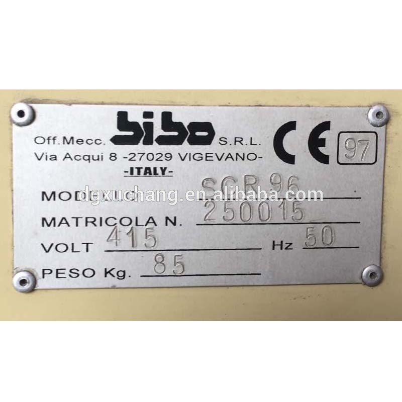 Ledergürtelmaschine bibo SCR-96 Entlader