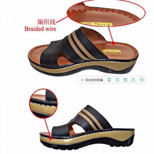 Schuh Sandale nähen Pantoffel, der Maschine herstellt