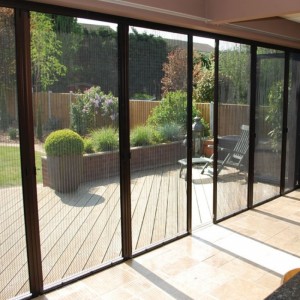 Aluminiumnetze Bildschirmfenster