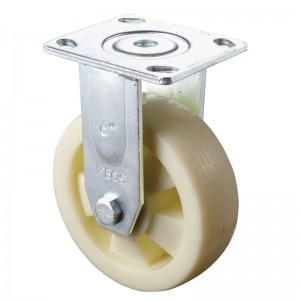 Heavy Duty - Verchromtes Gehäuse mit weißem TPE-Rad