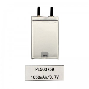 3,7 V Lithium-Ionen Lipo Polymer 1050 mAh Digitalproduktbatterie