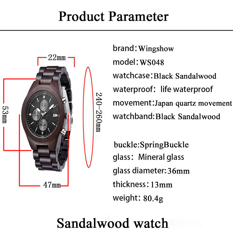 Personalisierte Customized Wooden Watch mit Foto oder Nachricht Double-Side-Gravur für personalisierte Geschenk