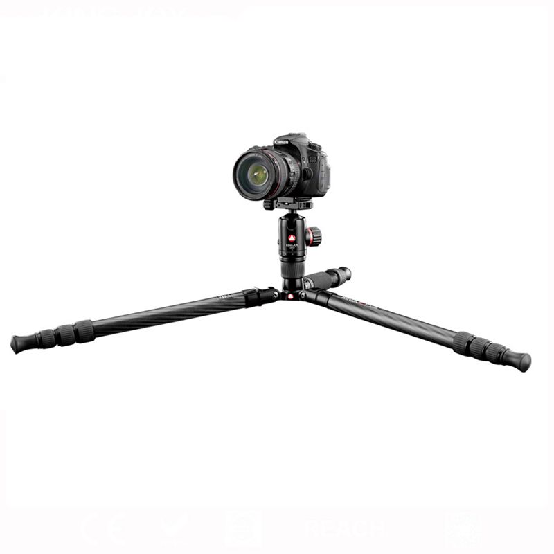 Kingjoy K2208 Travel Series Carbon Stativ mit QH20 Kugelkopf