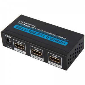 V2.0 HDMI 1x2 Splitter Unterstützung 3D Ultra HD 4Kx2K @ 60Hz HDCP2.2