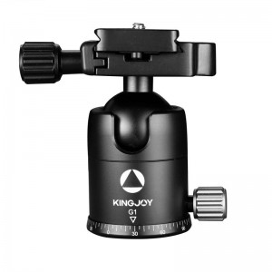 KINGJOY Leichter Stativkugelkopf aus Aluminium für DSLR-Digitalkameras