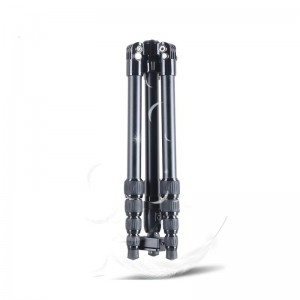 Kingjoy SF056 5-teiliges faltbares Stativ-Kit mit Flachwinkelaufnahme und Mittelsäule kann als Einbeinstativ verwendet werden