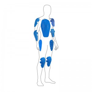 ACF-Schaum wird zu einem speziellen Schutzkörper für den Schutz des menschlichen Körpers verarbeitet. (ACF)