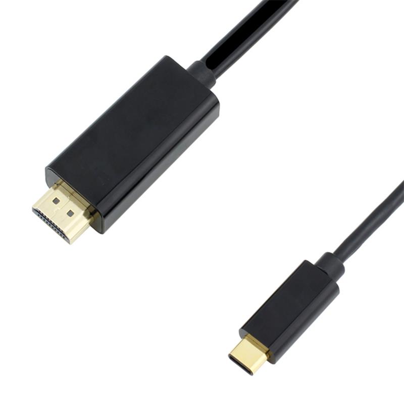 USB C zu HDMI Kabel 6ft (4K @ 60Hz), USB Typ C zu HDMI Kabel [Thunderbolt 3 kompatibel] für MacBook Pro 16 '' 2019/2018/2017, MacBook Air / iPad Pro 2019/2018, Surface Book 2, Samsung S10 , und mehr