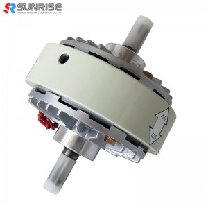 Hohe Qualität Niedriger Preis Doppelwelle Magnetpulverkupplung für Verpackungsmaschine PC-Serie