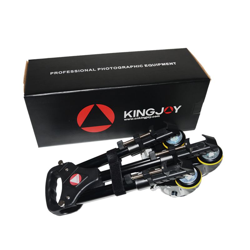 Kingjoy professionelle Hochleistungs-Dreirad-Video-Stativ Dolly Slider VX-600 weiteres Stativzubehör