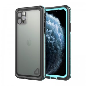 Bester wasserdichter iphone 11-Gehäuse für iphone11 wterproof puch für iphone (blau) mit transparenter Rückendeckung