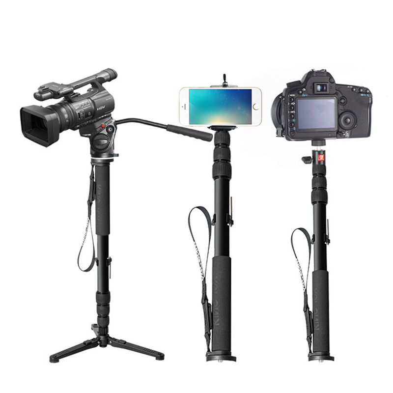 KINGJOY ausziehbares Selfie-Stick-Kamera-Einbeinstativ mit 4 Abschnitten und Telefon-Einbeinstativ für Nokia