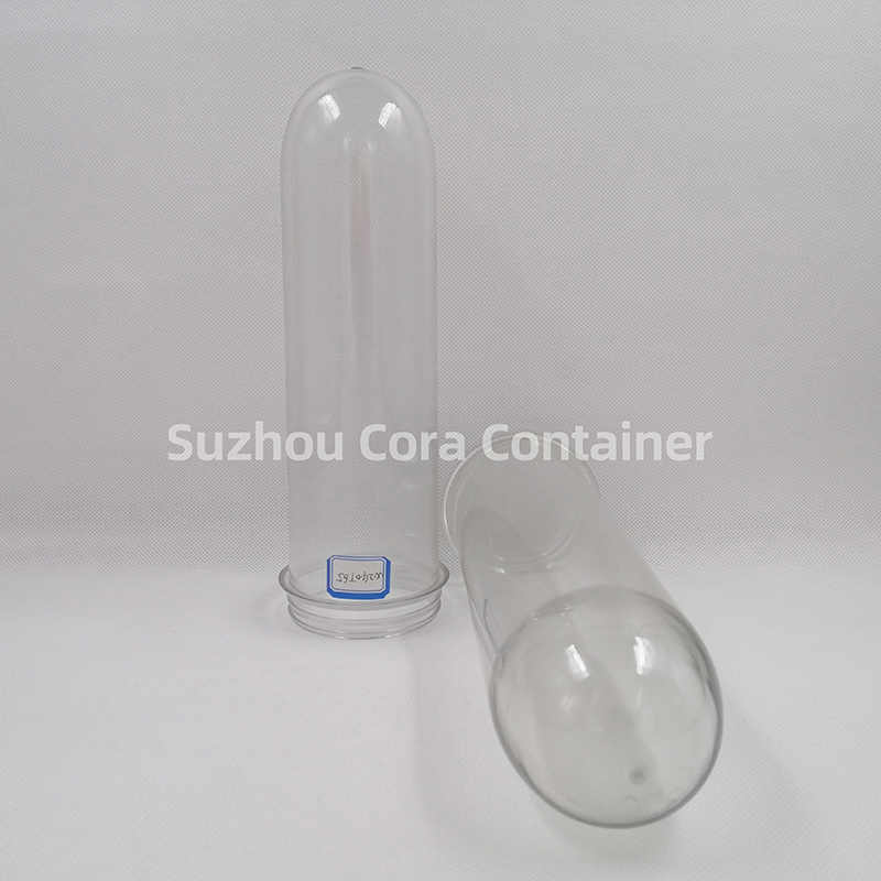 65mm 240g Halsgröße 72mm Plasitc Pet Preform für Wasser Getränkeöl