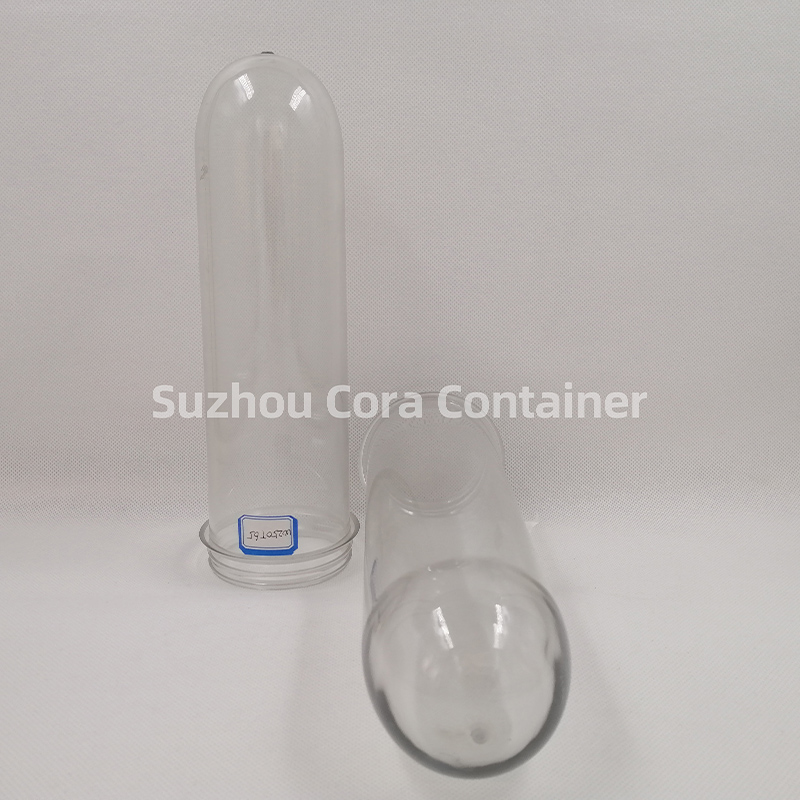 65mm 250g Halsgröße 72mm Plasitc Pet Preform für Wasser Getränkeöl