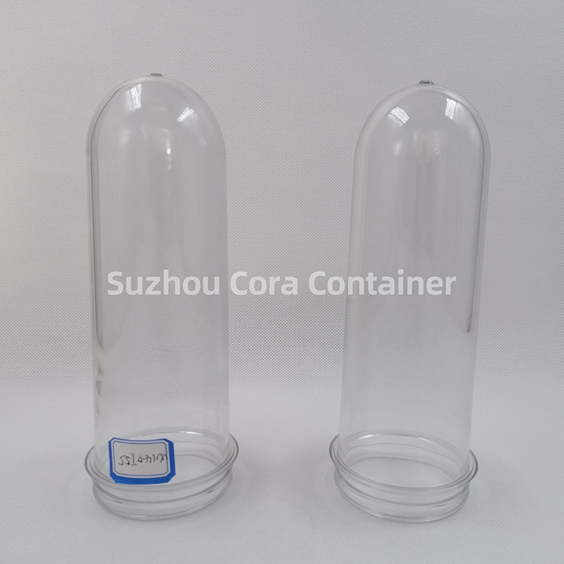 55mm 140g Halsgröße 62mm Plasitc Pet Preform für Wasser Getränkeöl